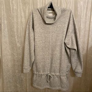 Moda International Cowlneck Gathered-waist Tunic-style Sweatshirt 3/$15